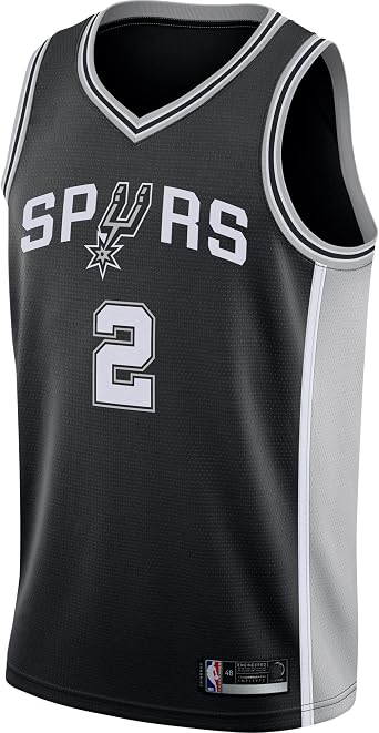 Kawhi Leonard San Antonio Spurs #2 Youth 8-20 Black Icon Edition Swingman Jersey