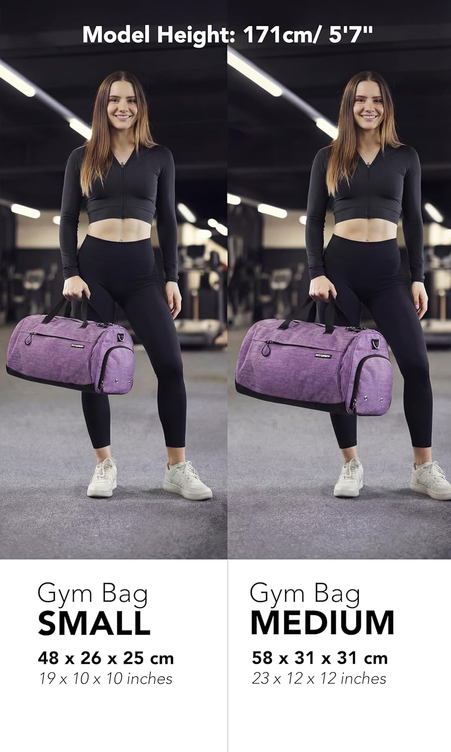 Fitgriff® Gym Bag for Men & Women with Shoe & Wet Compartment - Duffle Bag for Travel, Sports, Fitness & Workout - Image 3