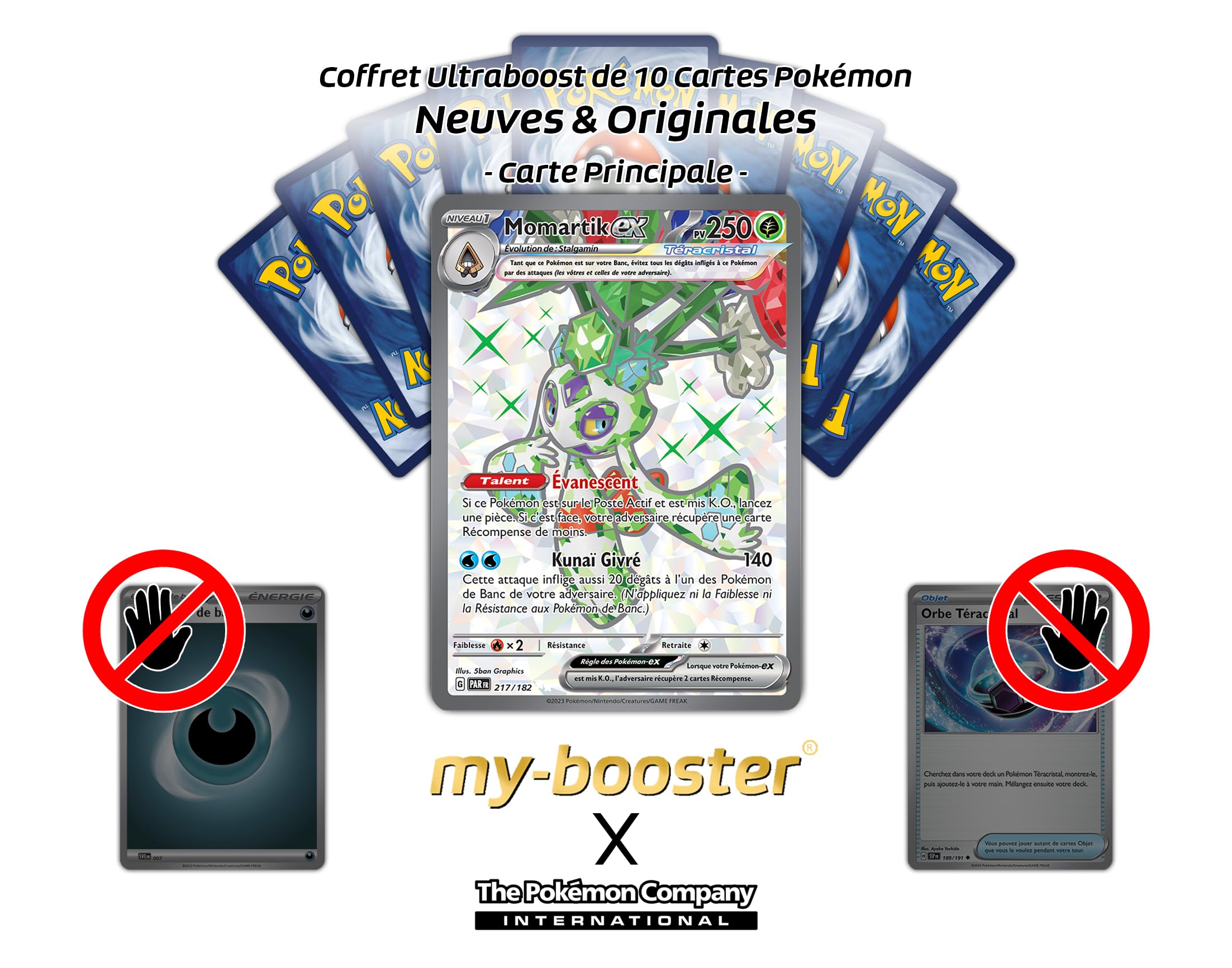 CARTE POKÉMON MOMARTIK Ex Full Art Téracristal 218/182 EV04 Faille Paradoxe FR EUR 12,00 CARTE POKÉMON MOMARTIK Ex Full Art Téracristal 218/182 EV04 Faille Paradoxe FR EUR 12,00