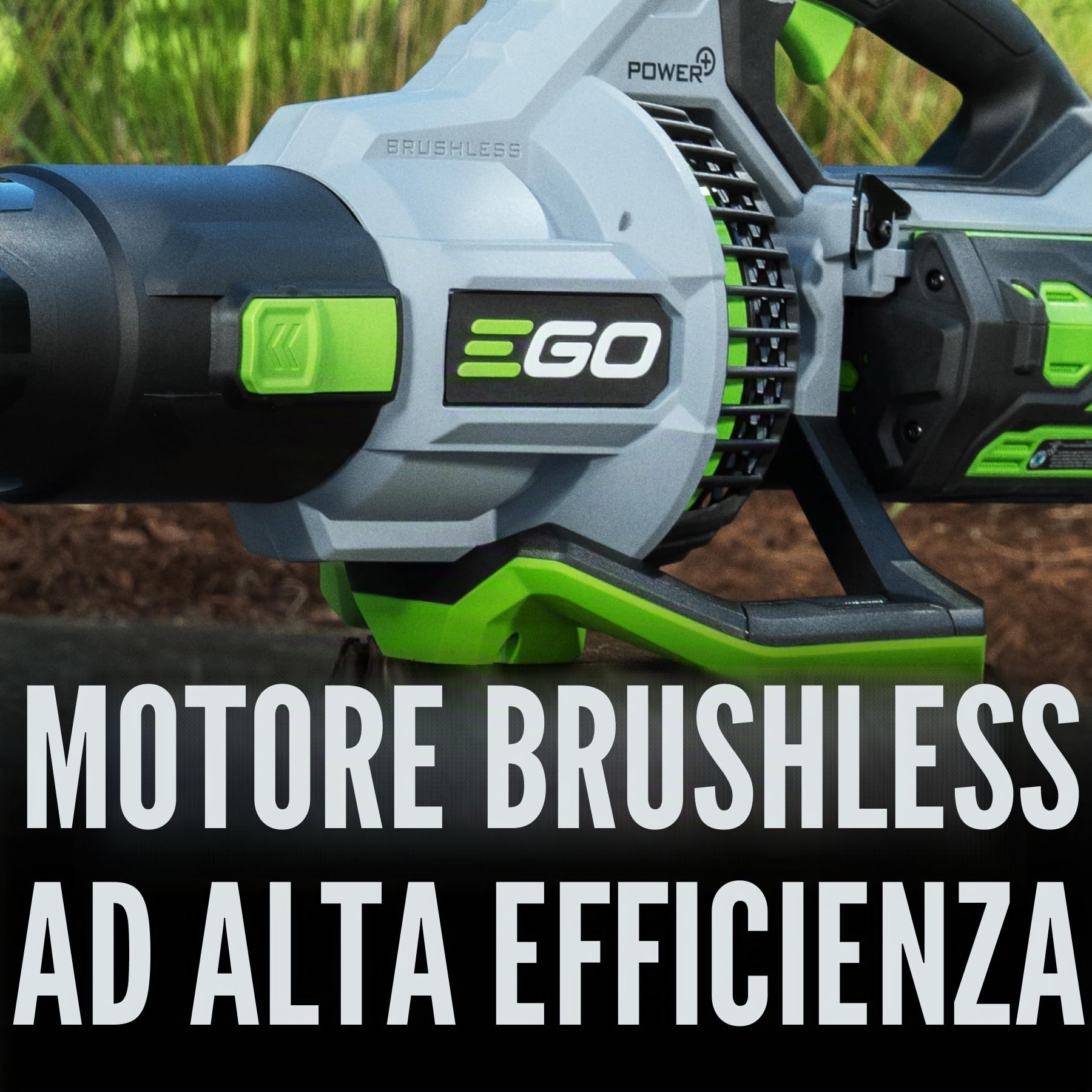 EGO Power+ LB7650 Turbo 56 Volt 765 CFM, soffiatore di foglie a velocità variabile, batteria e caricabatterie non inclusi, nero
