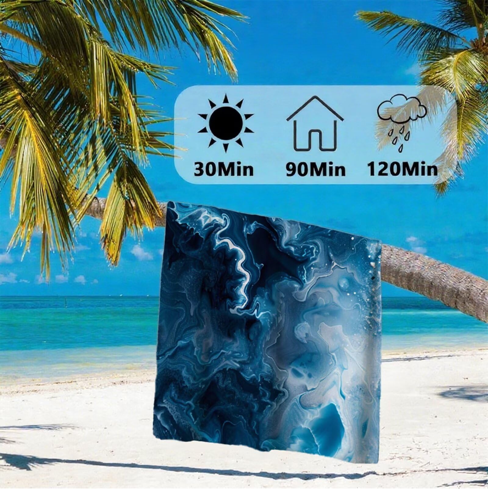 Telo Mare Grande 220x100 cm Asciugamano Palestra Asciugatura Rapida, Telo Mare Microfibra Anti-Sabbia, Morbido & Assorbente, Compatto & Leggero, per Viaggi, Piscina, Sport, Palestra, Campeggio Y2-175