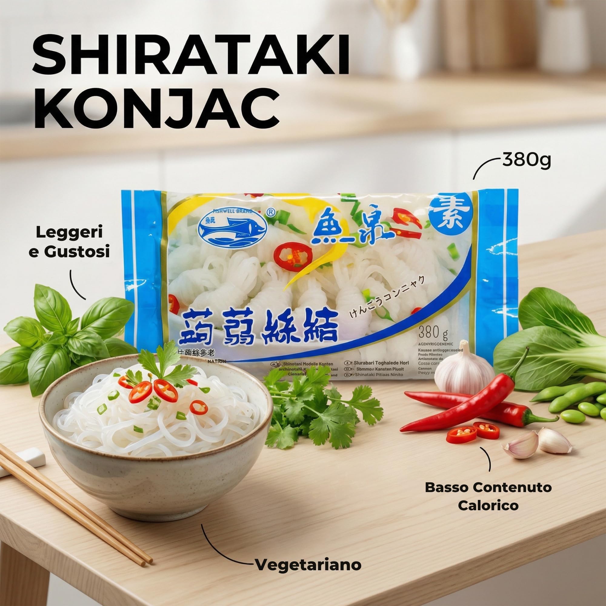 Hu Taste Kit Cibo Asiatico Box Degustazione con Noodles, Spaghetti di Soia, Spaghetti di Riso, Spaghetti Konjac Shirasaki, Udon Giapponese Precotti e Gnocchi di Riso Coreani Tteokbokki