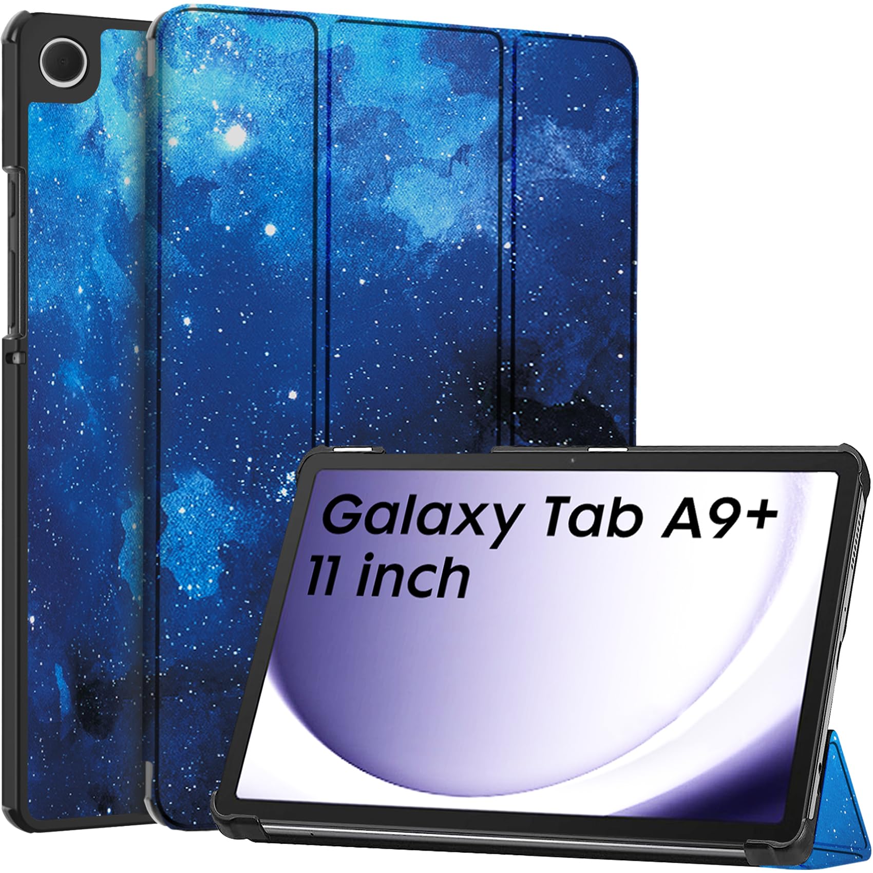 Robustrion Cover for Samsung Galaxy Tab A9 Plus 11 inch Cover Case, Flip Cover Case for Samsung Galaxy Tab A9+ 11 inch/Galaxy Tab A9 Plus Tablet Cover [Auto Sleep/Wake Support] - Stars (B0CJ7J66PP) Amazon Price History, Amazon Price Tracker