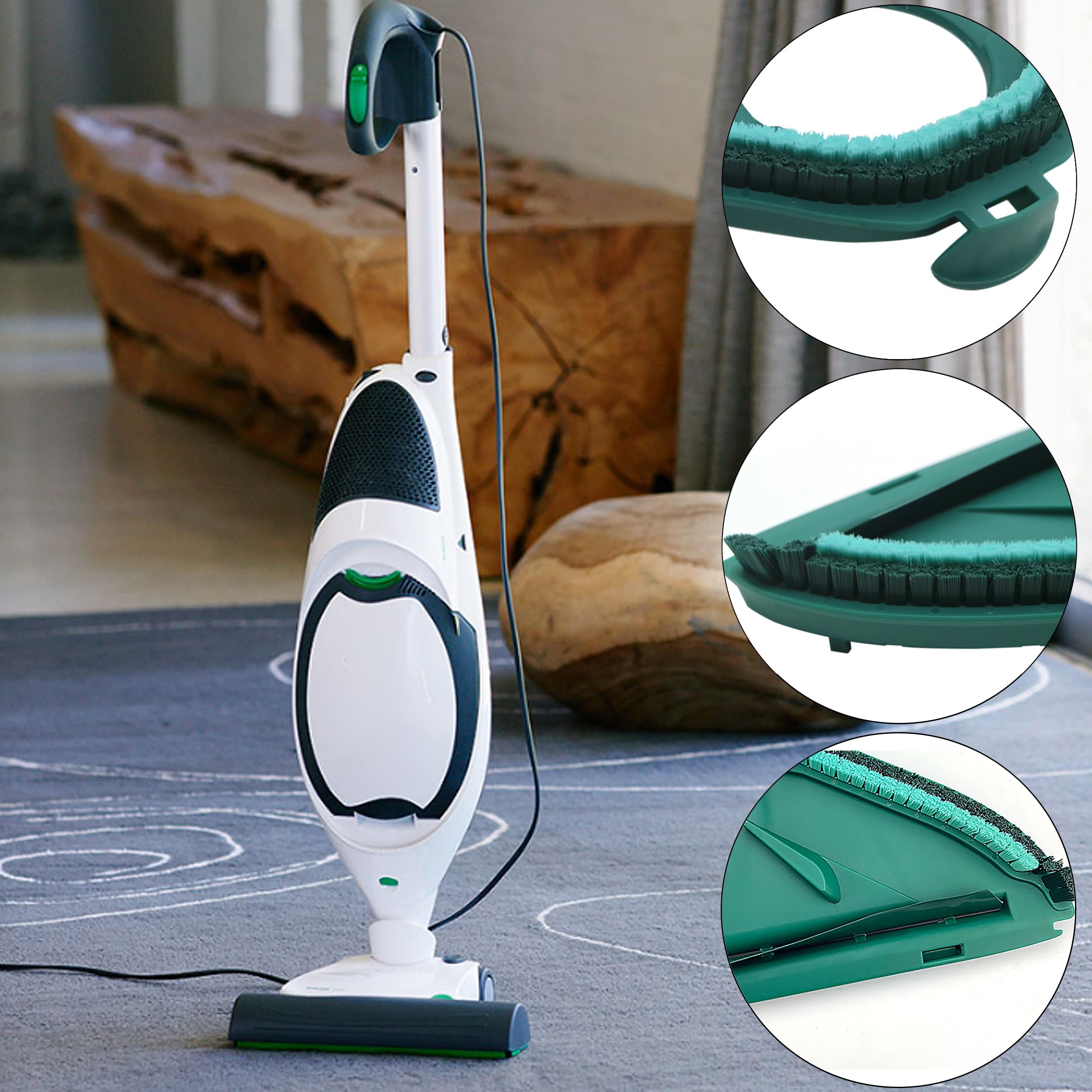 Sotto Spazzola Ricambio Per Folletto VK140 VK150 - Verde, Compatibile Con HD40 HD50 - Foto 3