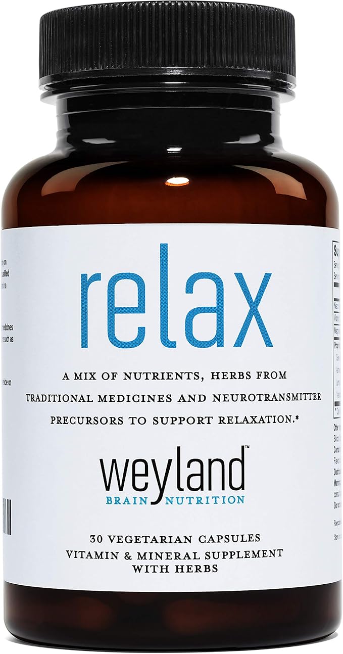 Relax Natural Sleep Aid GABA, LTheanine, Valerian Root