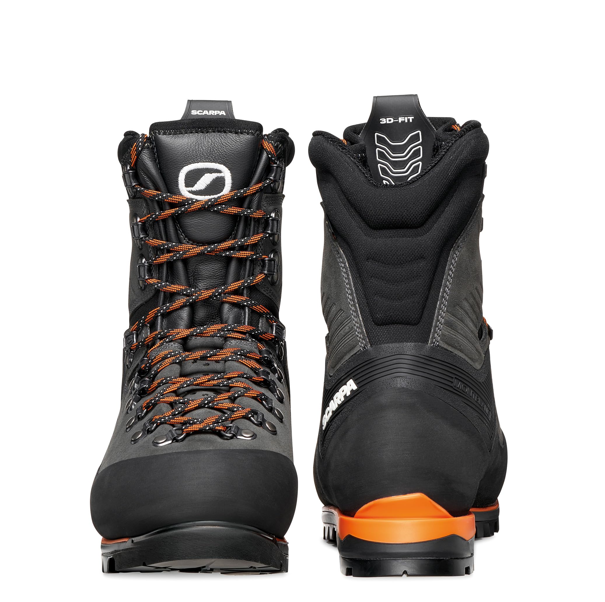 Scarpa Bergschuhe Mont Blanc GTX wasserdichte und bedingt steigeisenfeste Hochtourenschuhe mit griffiger Sohle