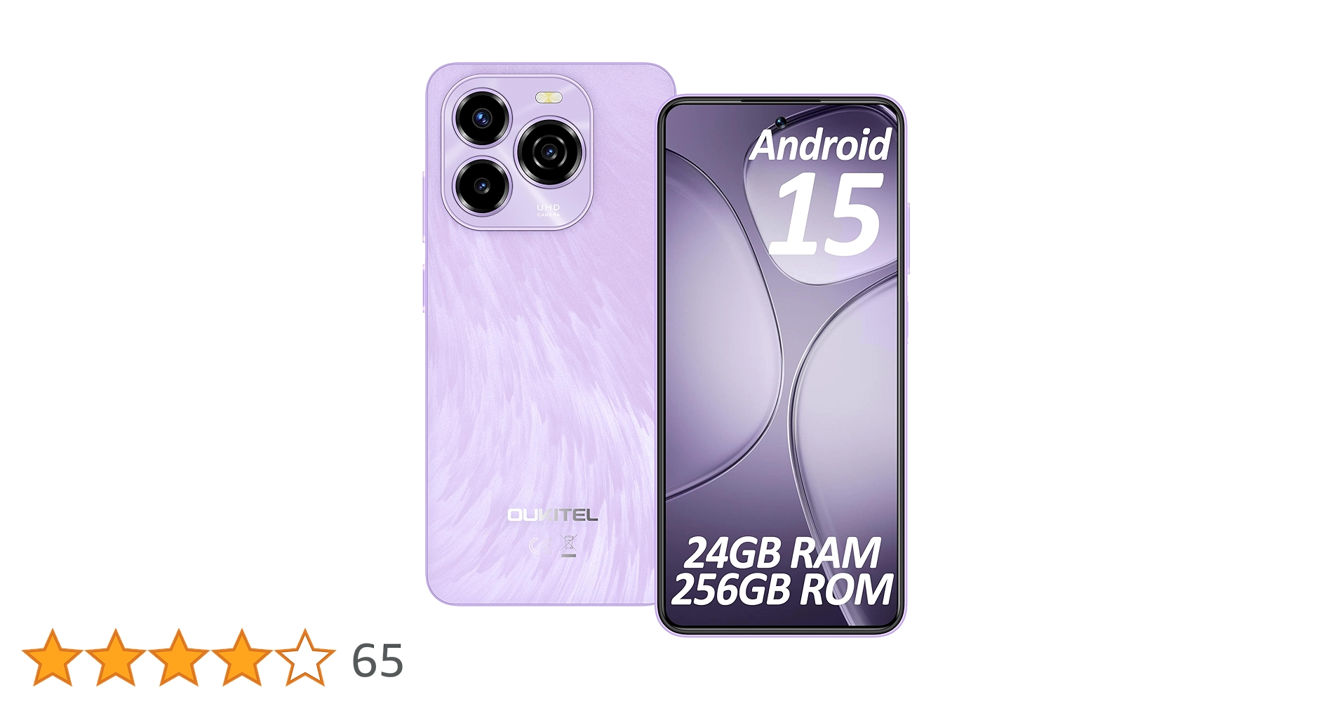 OUKITEL C65 新品未開封スマートフォン【高性能】 Amazon | OUKITEL C65 PRO SIMフリー スマホ 本体 24GB RAM+