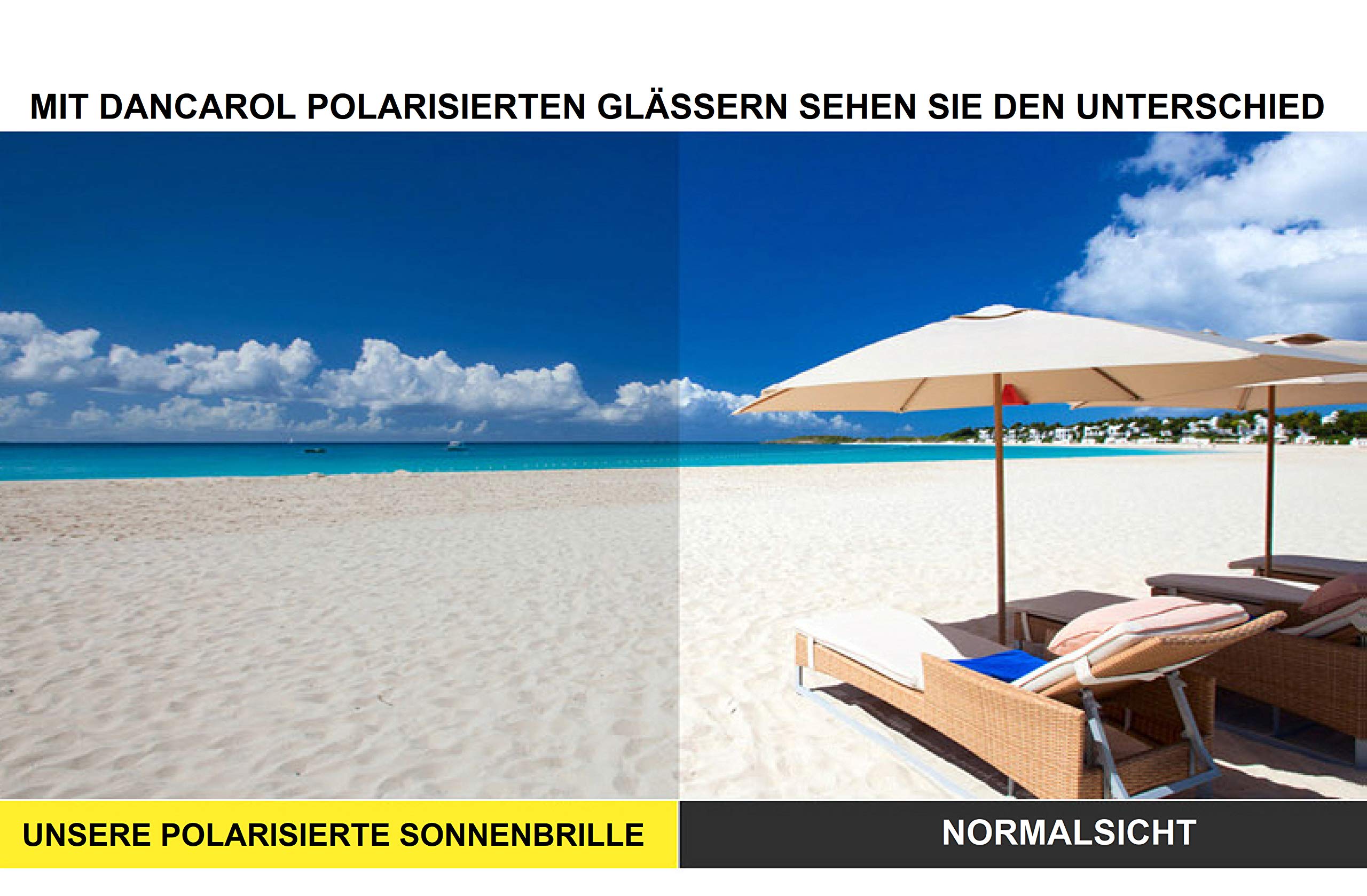 DanCarol DC-POL-2103B -C8-Die Überbrille, ideal für Brillenträger