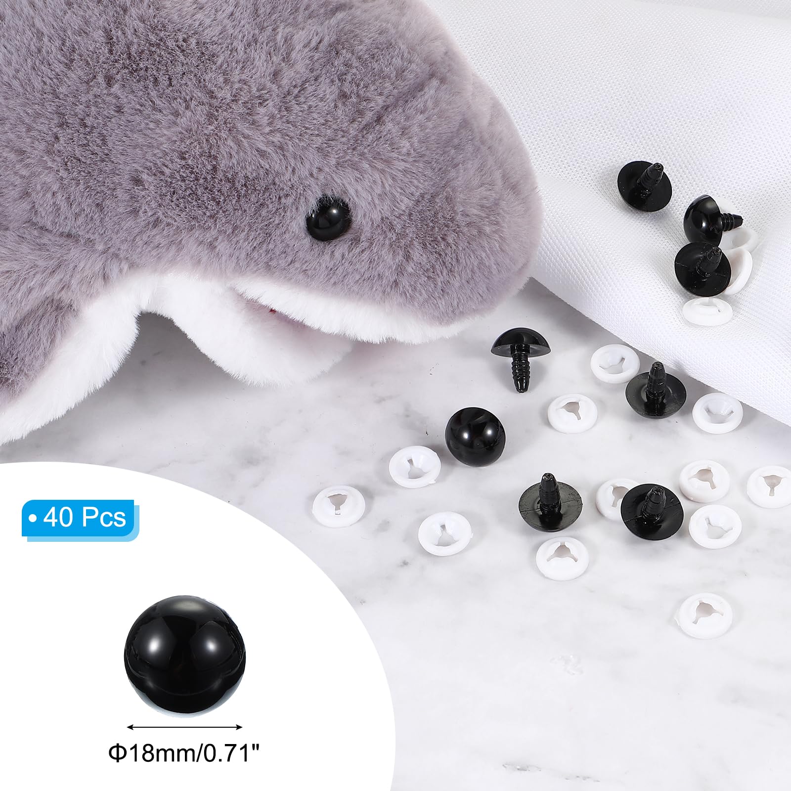 PATIKIL 18mm Safety Eyes - Image 2
