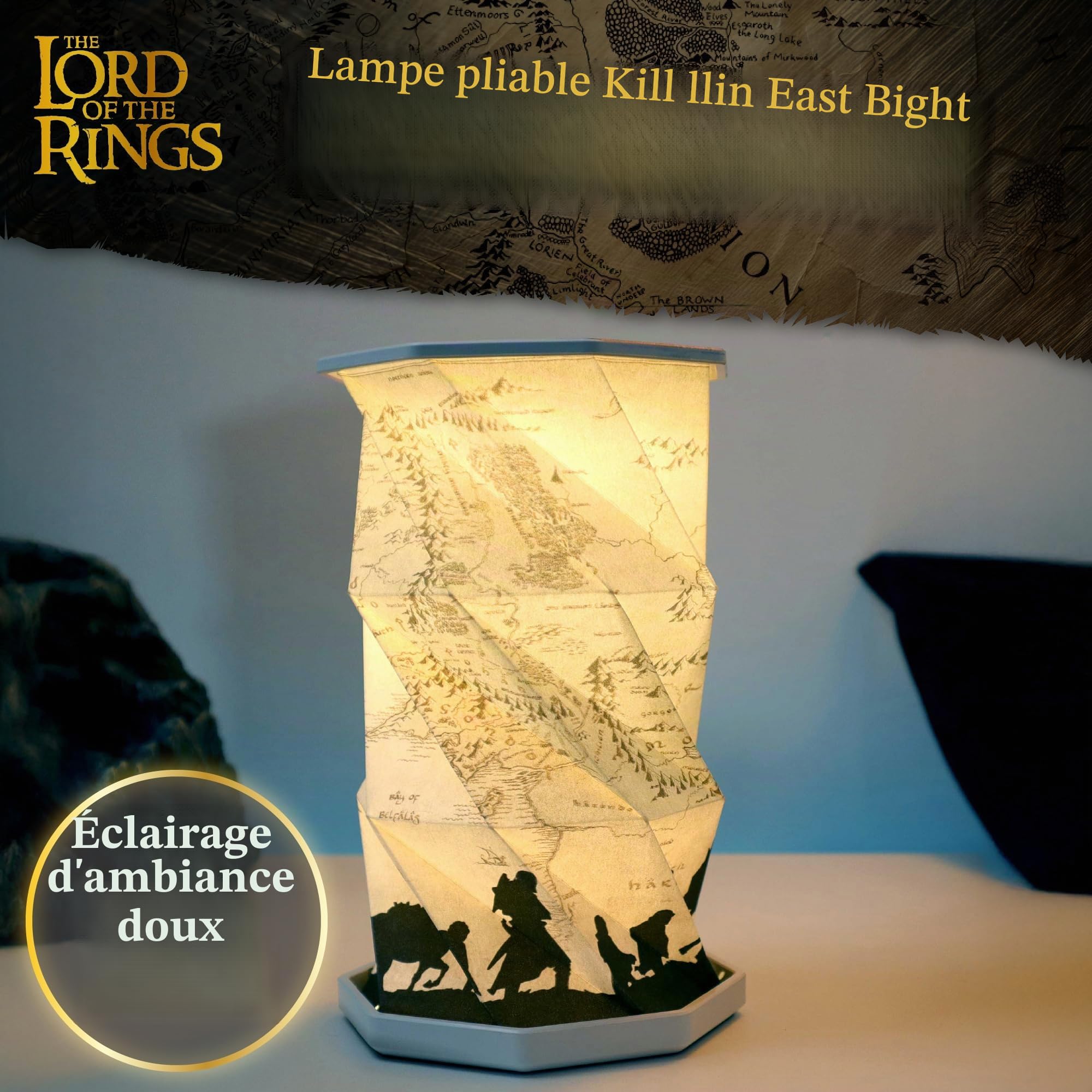 Nemesis Now Lampe LED Pliable 21 cm Le Seigneur des Anneaux