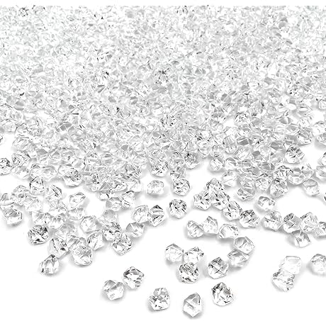 Crystal Clear Acrylic Ice Cube Pack of 5000