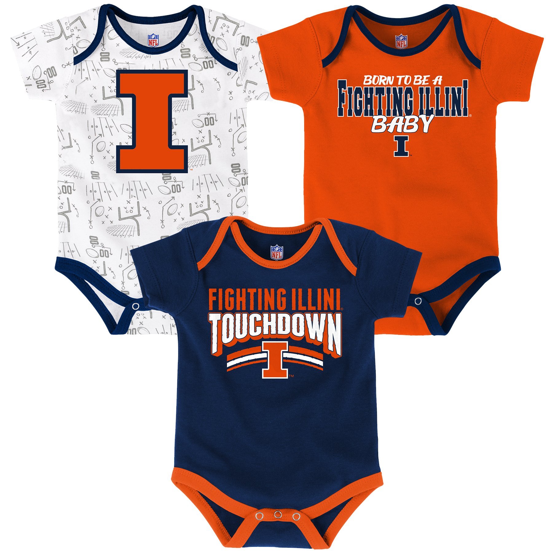 NCAA Illinois Illini Newborn & Infant 