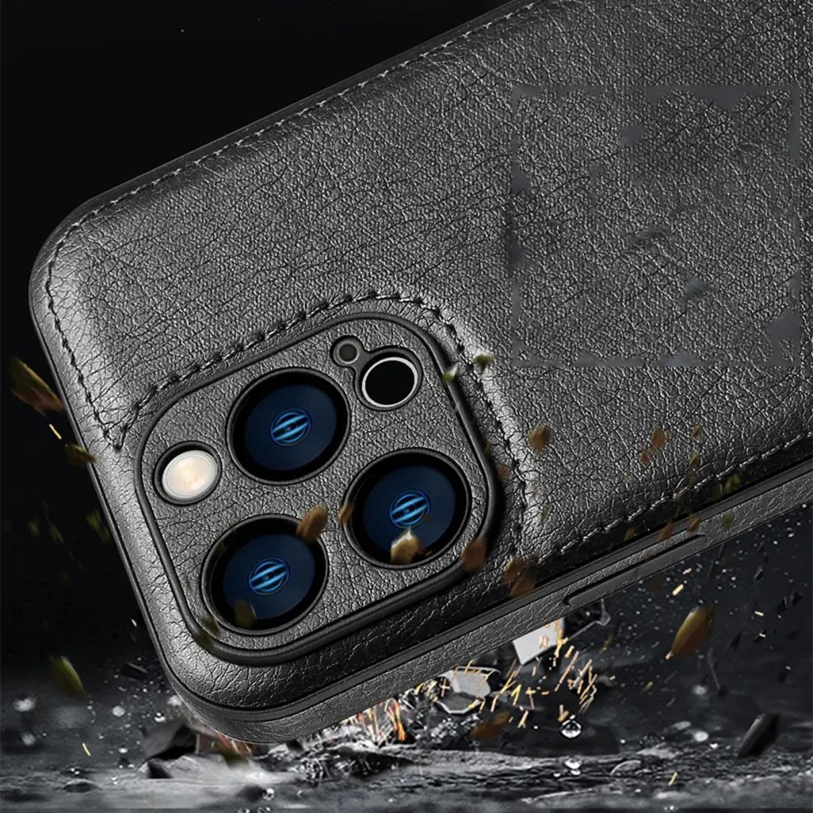 JIASHM per iPhone XR Custodia in pelle morbida ultra sottile con protezione per l'obiettivo (per iPhone XR/verde