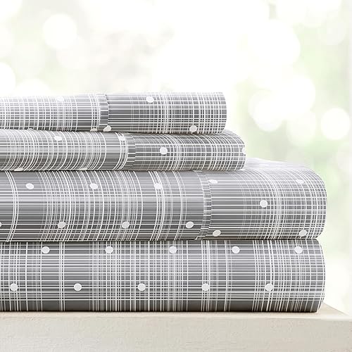 Linen Market Juego de sábanas tamaño Queen, 4 piezas, ultracómodas, transpirables, refrescantes, esquinas tipo bolsillos profundos para colchón de