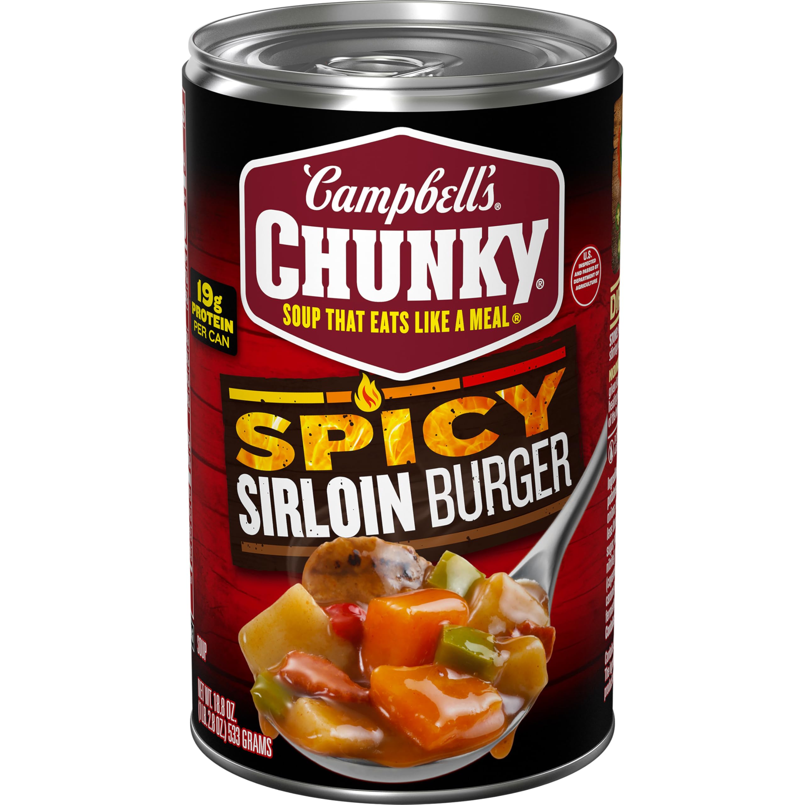 Campbell's Chunky Soup, Spicy Sirloin Burger Soup, 533.0 g Can