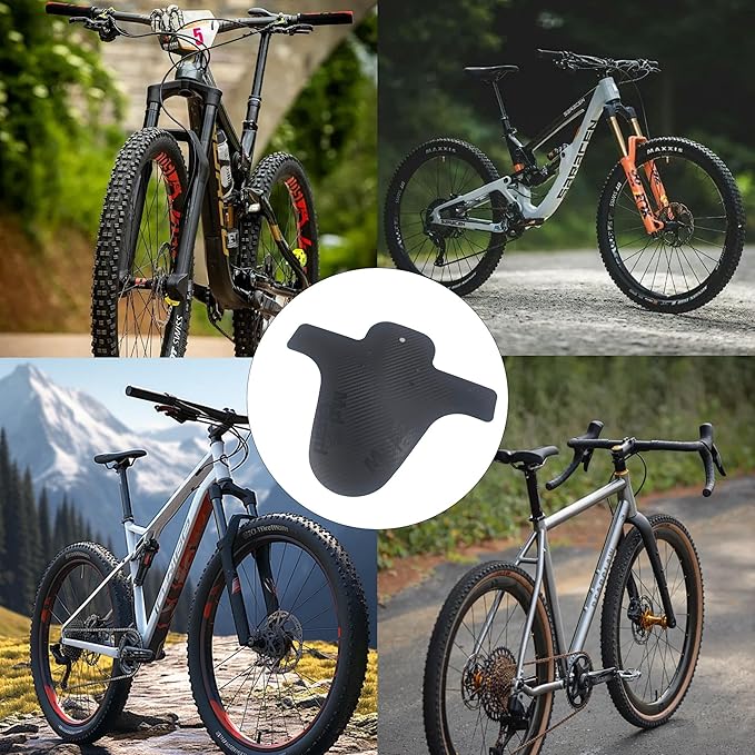 Guardabarros para bicicleta de montaña Runseaway 2 piezas negro miniatura 7