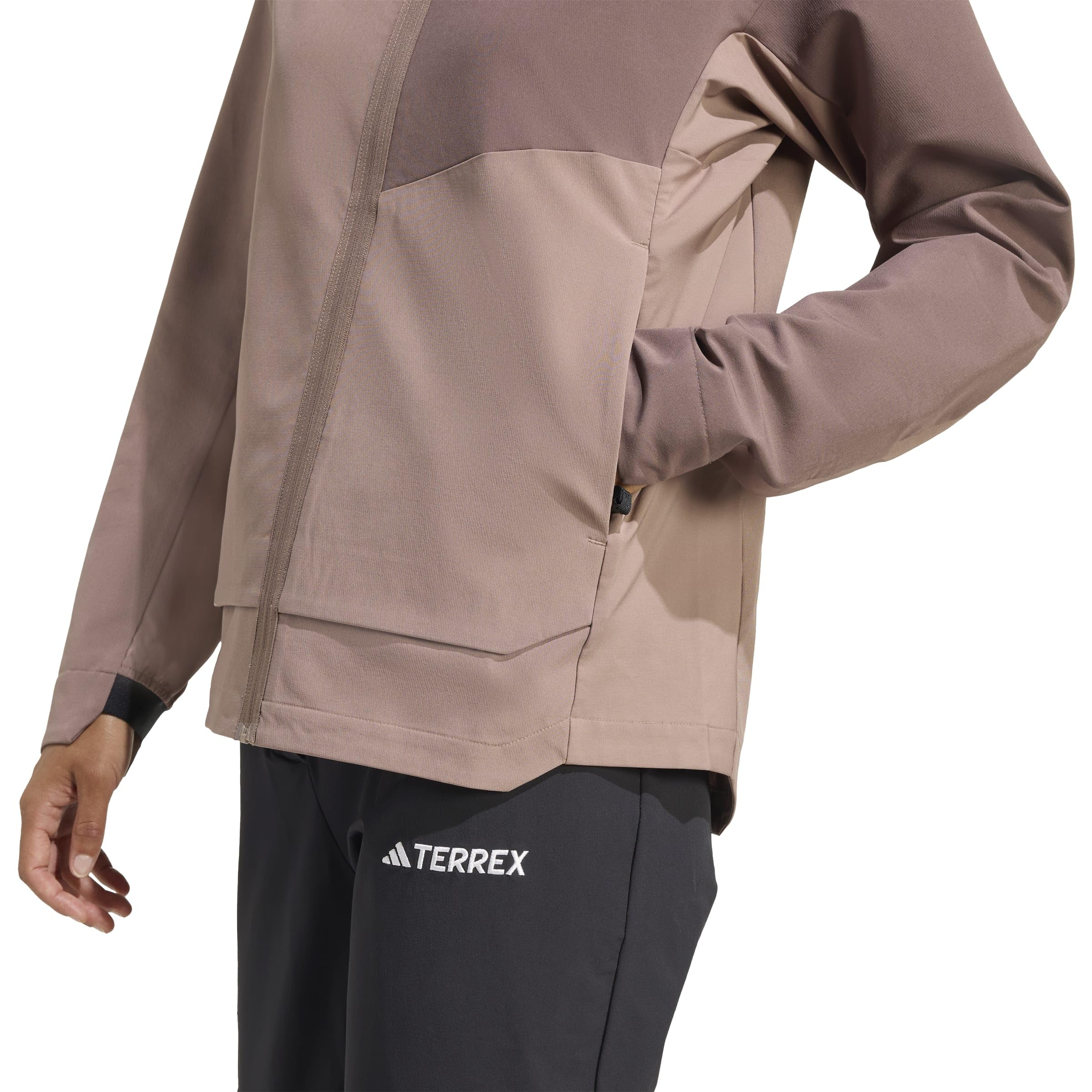adidas dames Terrex Multi Soft shell Jacket, trace brown, S