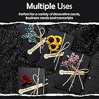 Vista 5 de SANZIX Paquete de 120 postales negras de 4 x 6 pulgadas para correo – 80 libras/220 GSM Tarjetas gruesas imprimibles – Cartulina premium de 4 x 6