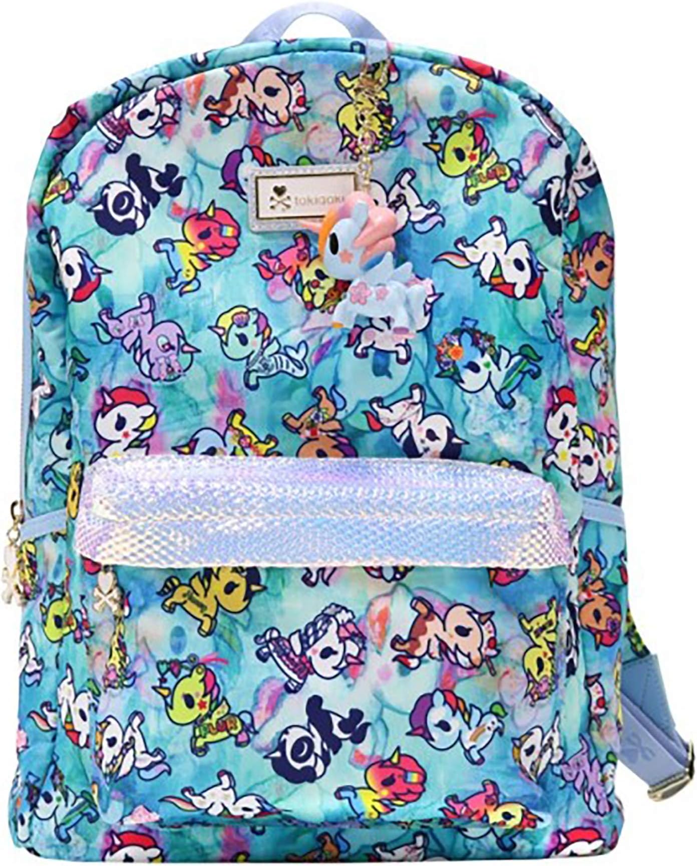 Tokidoki Watercolor Paradise Backpack in Blue/Multi