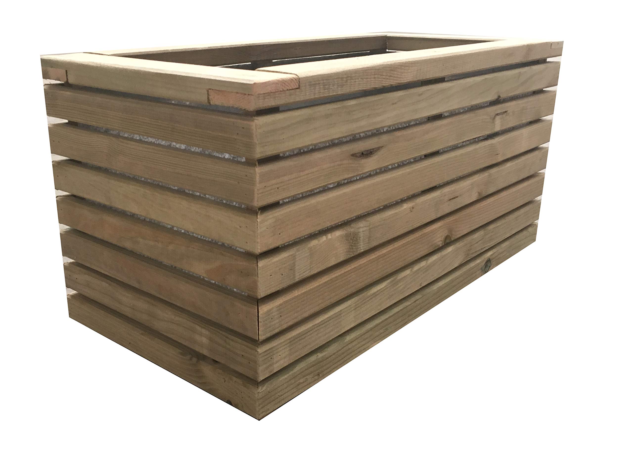 AD servicios Maceta Luxe 80x40x39 cm de Madera tratada