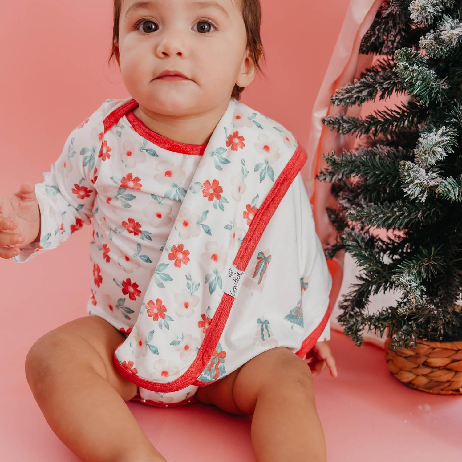 Copper Pearl Noel Security Blanket