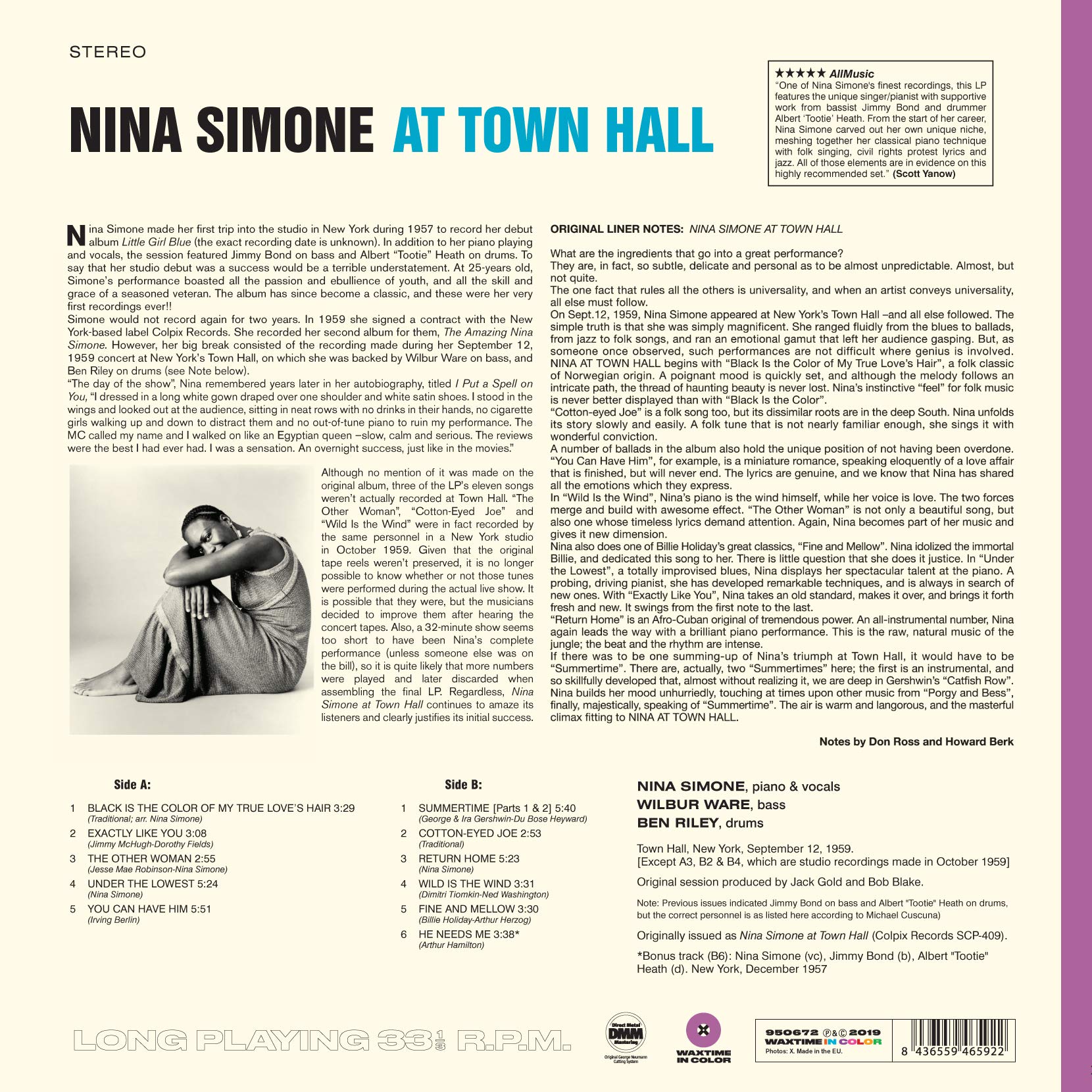 At Town Hall (Colored Vinyl)