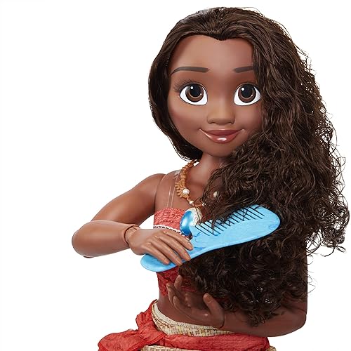 Miniatura 5 de Jakks Disney Moana Doll de 32 pulgadas de alto perfectamente posable incluye peine para el cabello Modelo 48960-1
