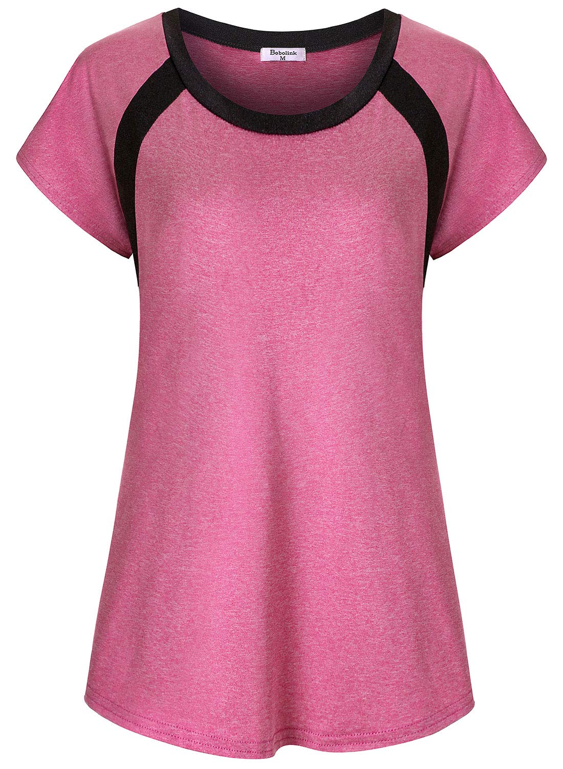 Bobolink Women's Short/Long Sleeve Yoga Tops Dri Fit Workout Running Shirts
