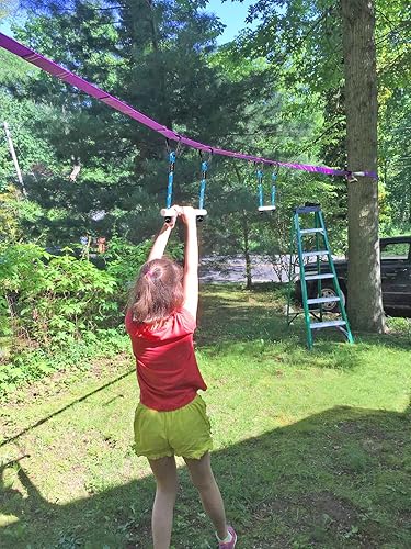 Miniatura 3 de BeneLabel 2 barras de obstáculos Ninja Monkey, barras de carrera de obstáculos, juego al aire libre, carrera de obstáculos para equipo de