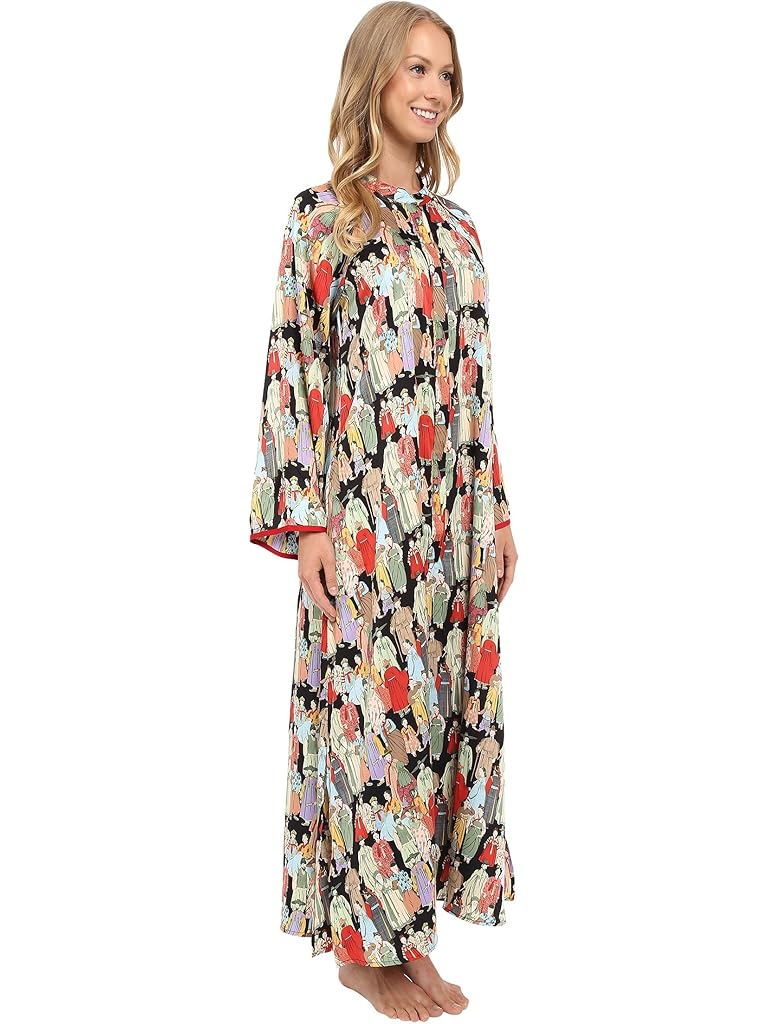 Black Natori Dynasty Zip Caftan