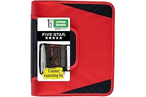 Zipper Binder, Five Star Binder
