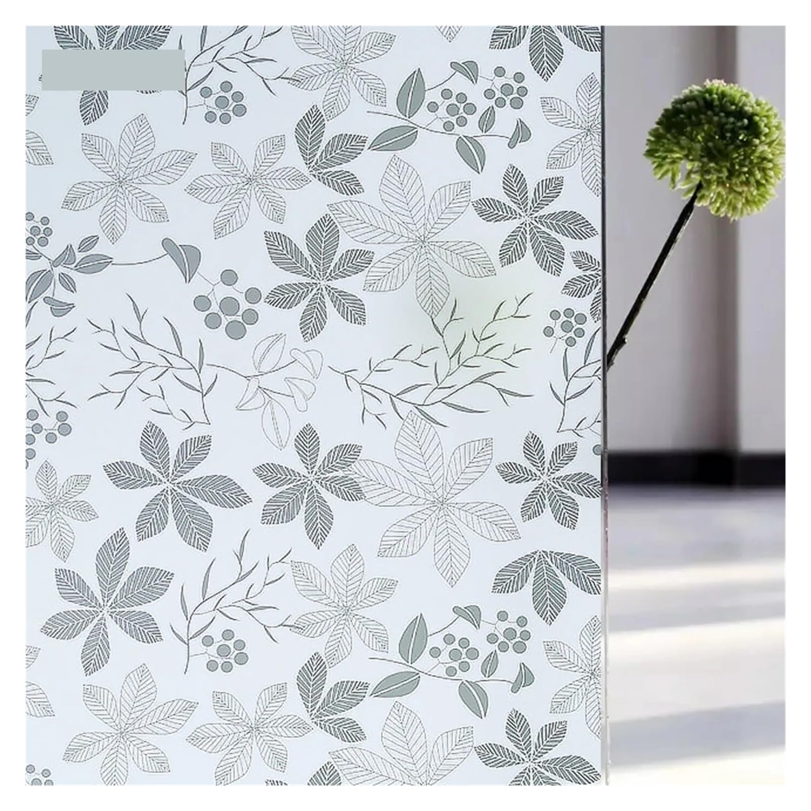 SHALLEZSOU Window films Privacy Window Film Sun Protection Blocking Self-adhesive For Home Frosted Opaque Stained Glass Sticker
