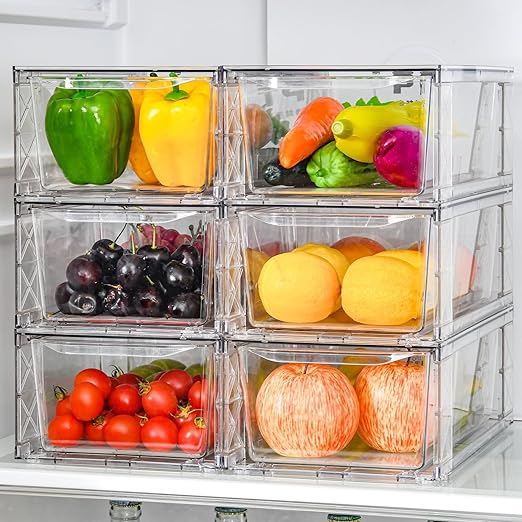 Clemate 6Pack Pantry Organizers and Storage