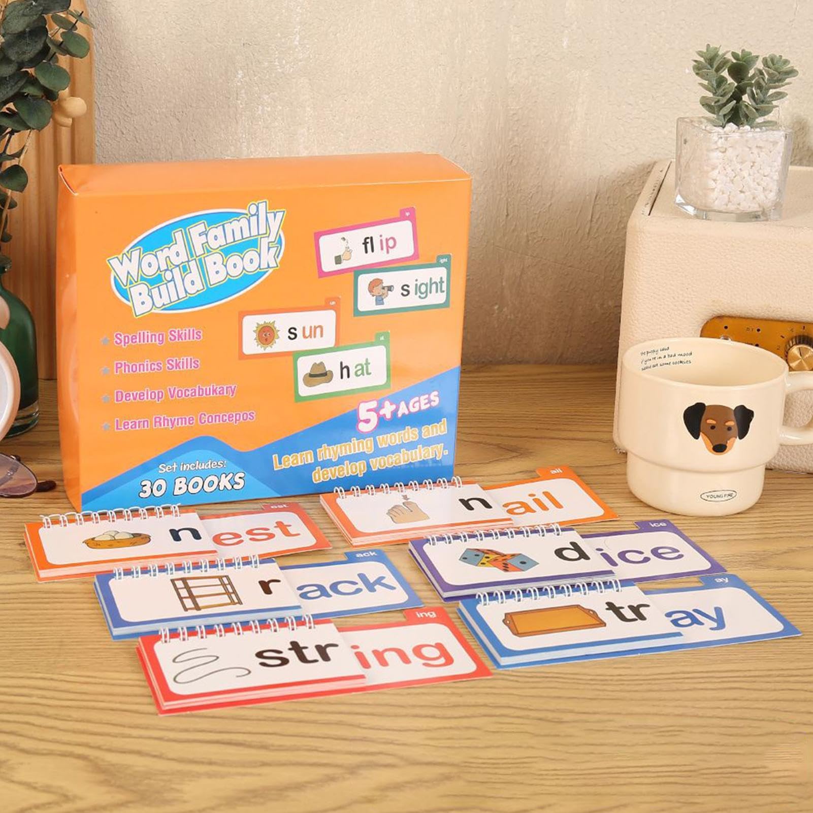 Cartes Flash Pour Les Familles De Mots Éducatif D Apprentissage Du