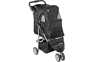 VIVO 3 Wheel Pet Stroller for Dogs, Cats, and More