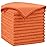 AIDEA Microfiber Cleaning Cloth-12PK, Soft Microfiber Towels for Cars, Absorbent Cleaning Rags, Lint-Free Streak-Free Wash Cloths for House, Kitchen, Window(12in.x12in), Orange