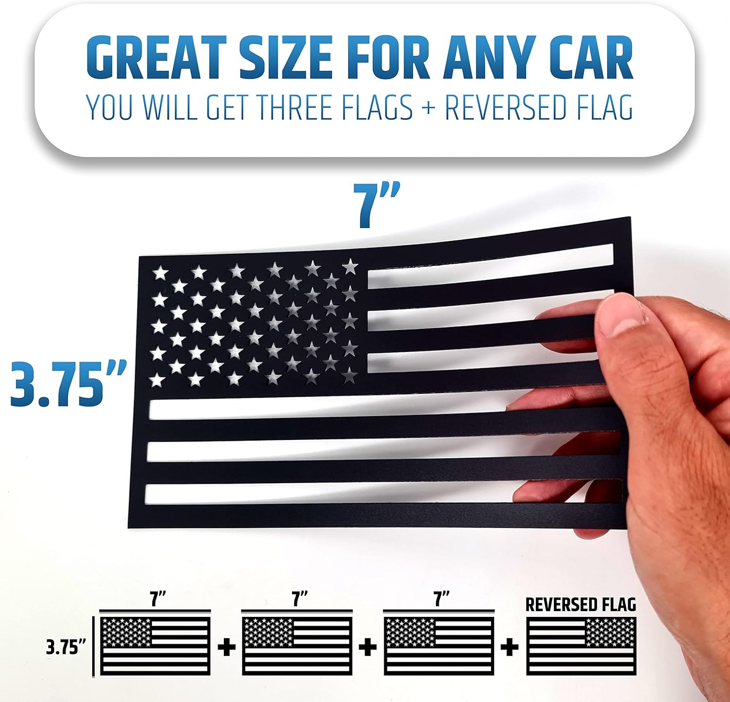 All car size American Flag Magnets