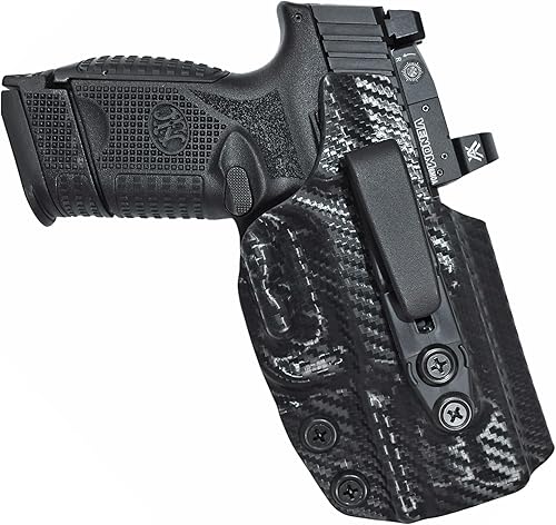 En el interior de la cintura cinturón ala de la funda se adapta a modelos FNH 509 Compact y Midsize