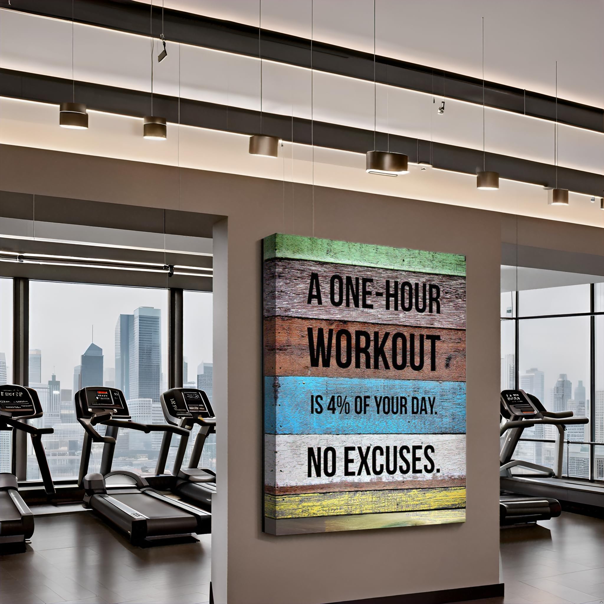 Every Day is A Good Day Banner - Motivational Home Gym Decor - Large Quote Wall Art - Weightlifting - Inspirational - Denmark