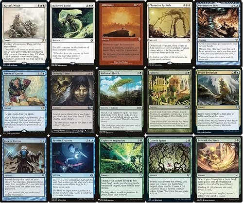 Miniatura 4 de Elite Wrath Control Commander Deck  Personalizado  Elite  MTG  5 colores EDH  100 tarjetas