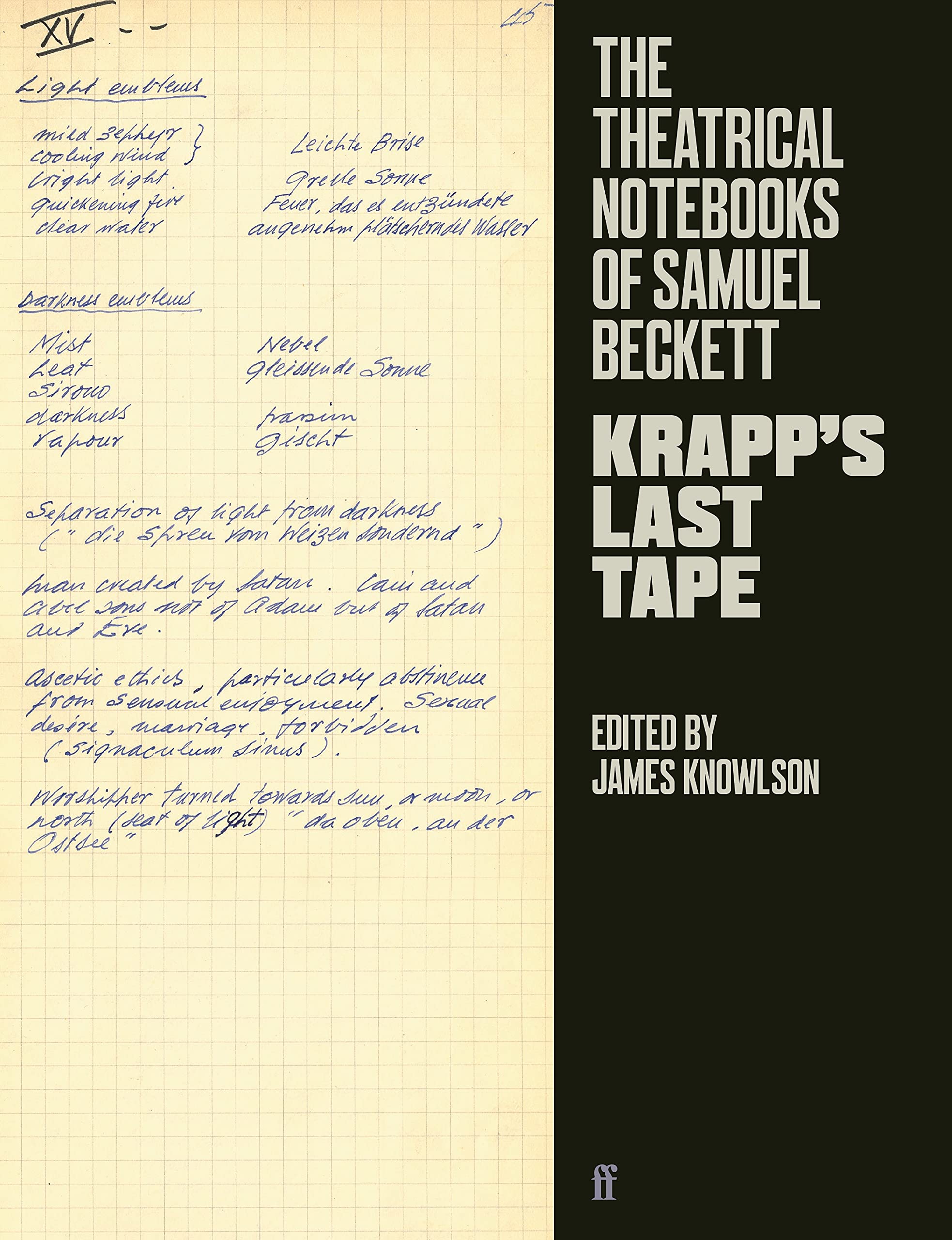 The  Theatrical Notebooks of Samuel Beckett