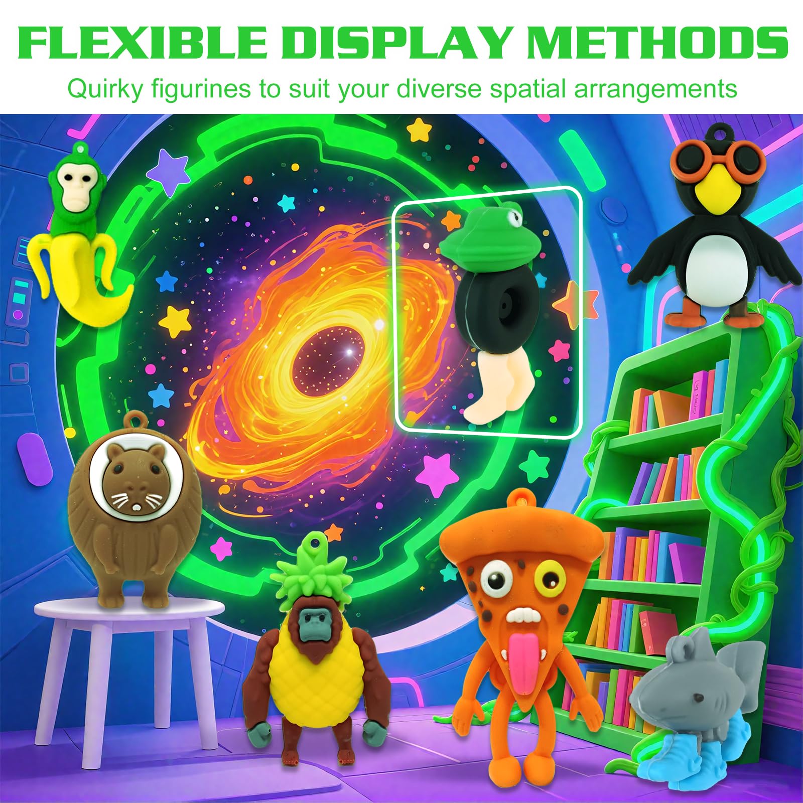 24 PCS, AI Italian Brain Rot Animals Figure Blind Box Toys Small Dolls Kit Ornaments Model Doll ABS Decoration, Back-to-School Great Gift For Brainrot Lovers (D