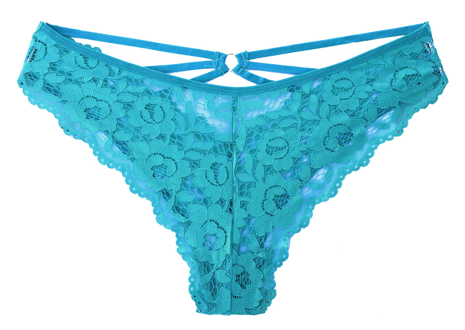 Sofishie Cross Lacy Panties: Medium Green