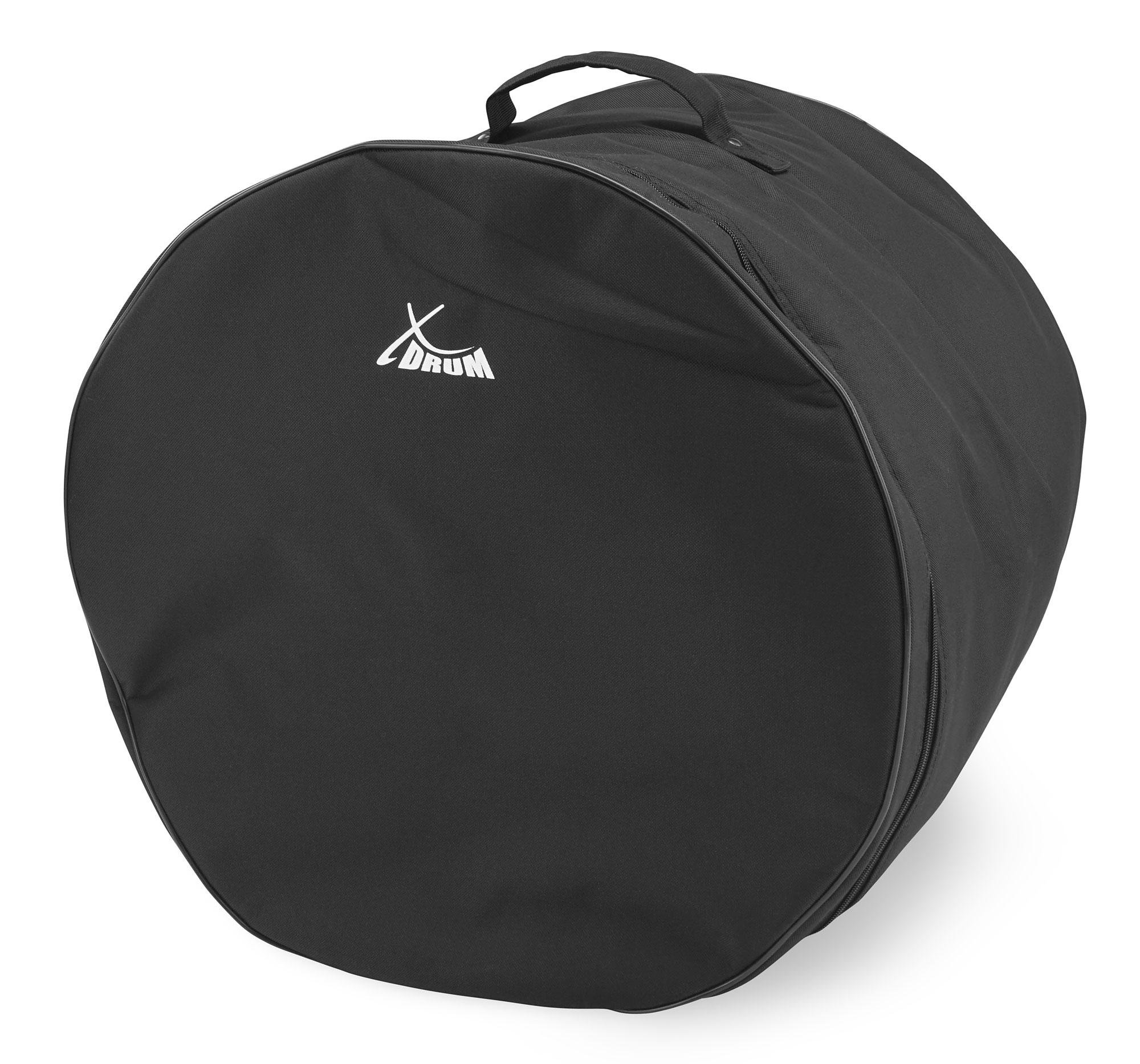 XDrum Classic Drumbag, borsa per batteria per Floor Tom misura 16"x16" (diametro: 16", profondità: 16", idrorepellente, imbottitura interna, maniglia robusta) Nero
