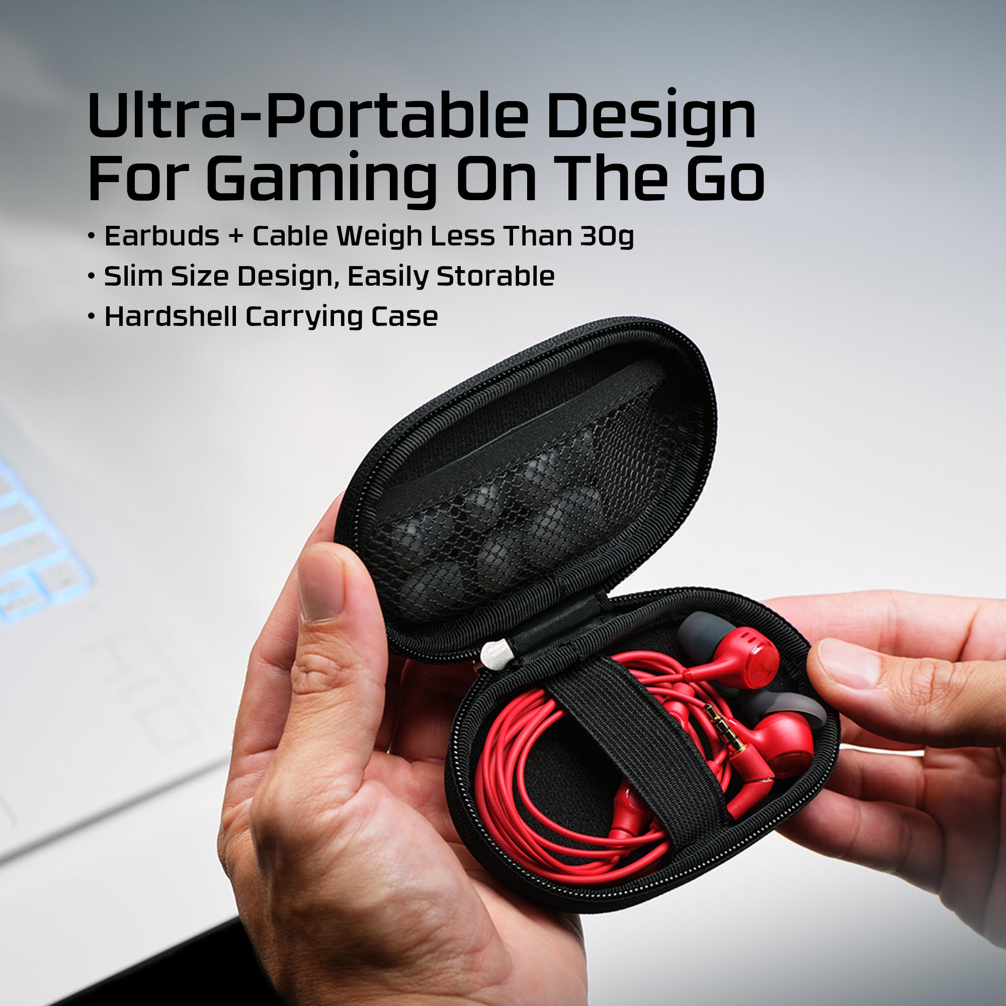 HyperX Cloud Earbuds III, Auricolari Cablate, Nero | Cuffie Gaming con microfono, gommini da XS a L, controlli, multipiattaforma