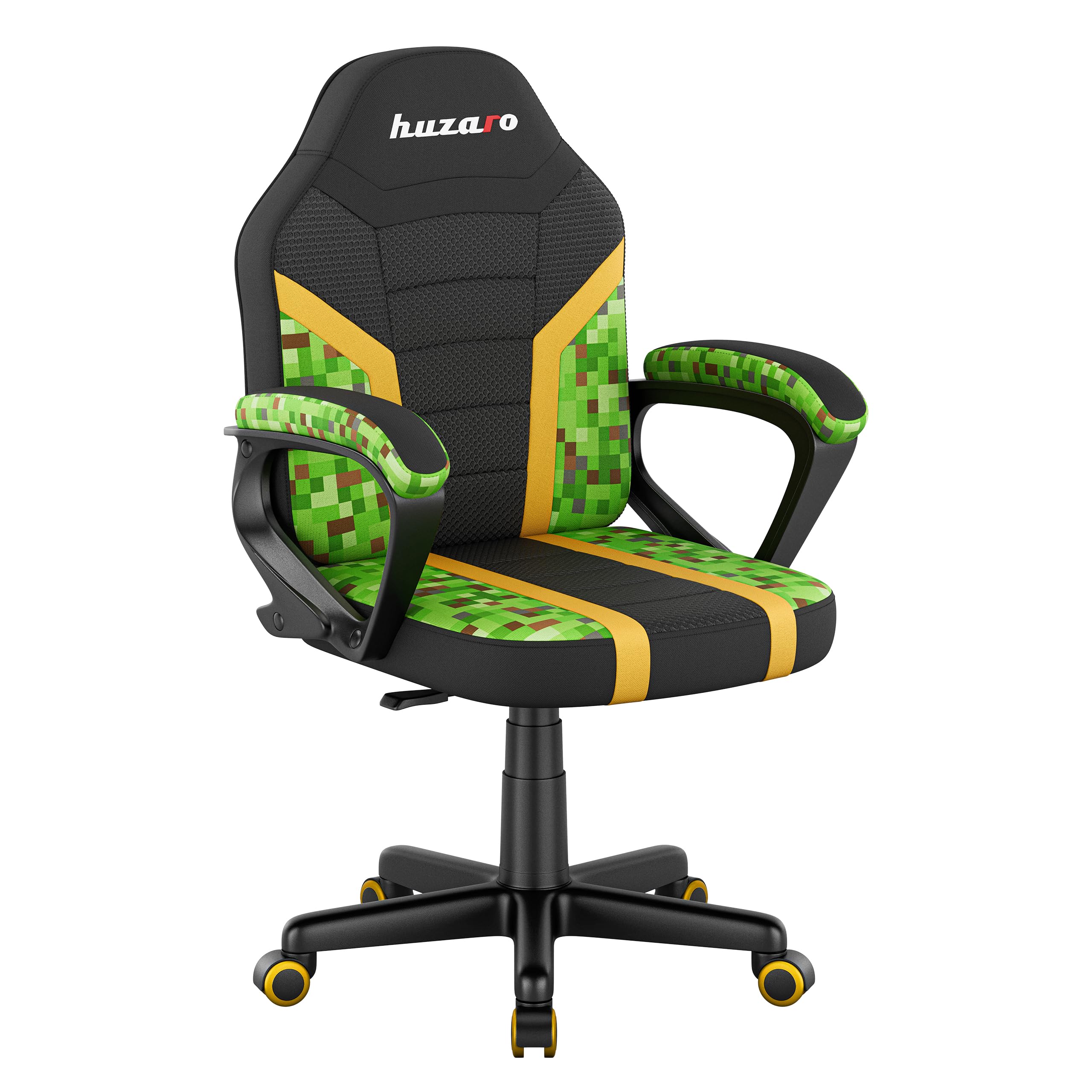 huzaro Ranger 1.0 - PC Stuhl Gaming Zocker Stuhl – Kinderschreibtischstuhl & Gaming Stuhl Kinder - Schreibtisch Höhenverstellbar Kinder, Schreibtischstuhl Jugendliche Jungen - Pixel