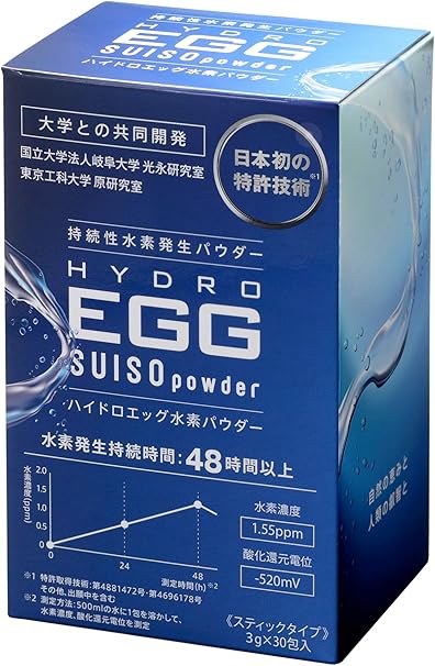 Amazon ハイドロエッグ水素パウダー 粉末清涼飲料 90g 3g 30包 奥長良川名水 食品 飲料 お酒 通販 Amazon ハイドロエッグ水素パウダー 粉末清涼飲料 90g 3g 30包 奥長良川名水 食品 飲料 お酒 通販
