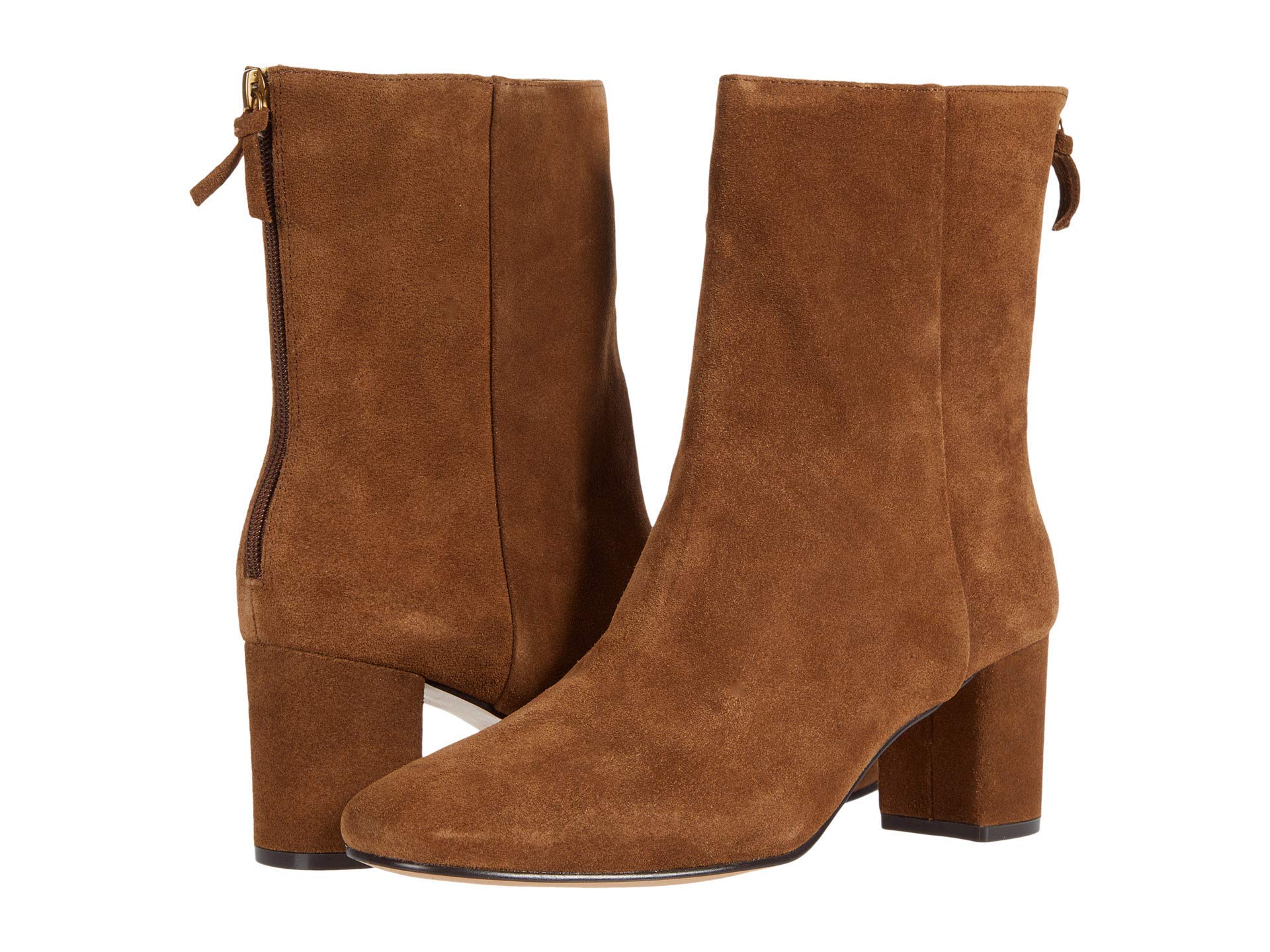 J.Crew Calf Suede Minimal McKay Zip Closure Ankle Boot for Women