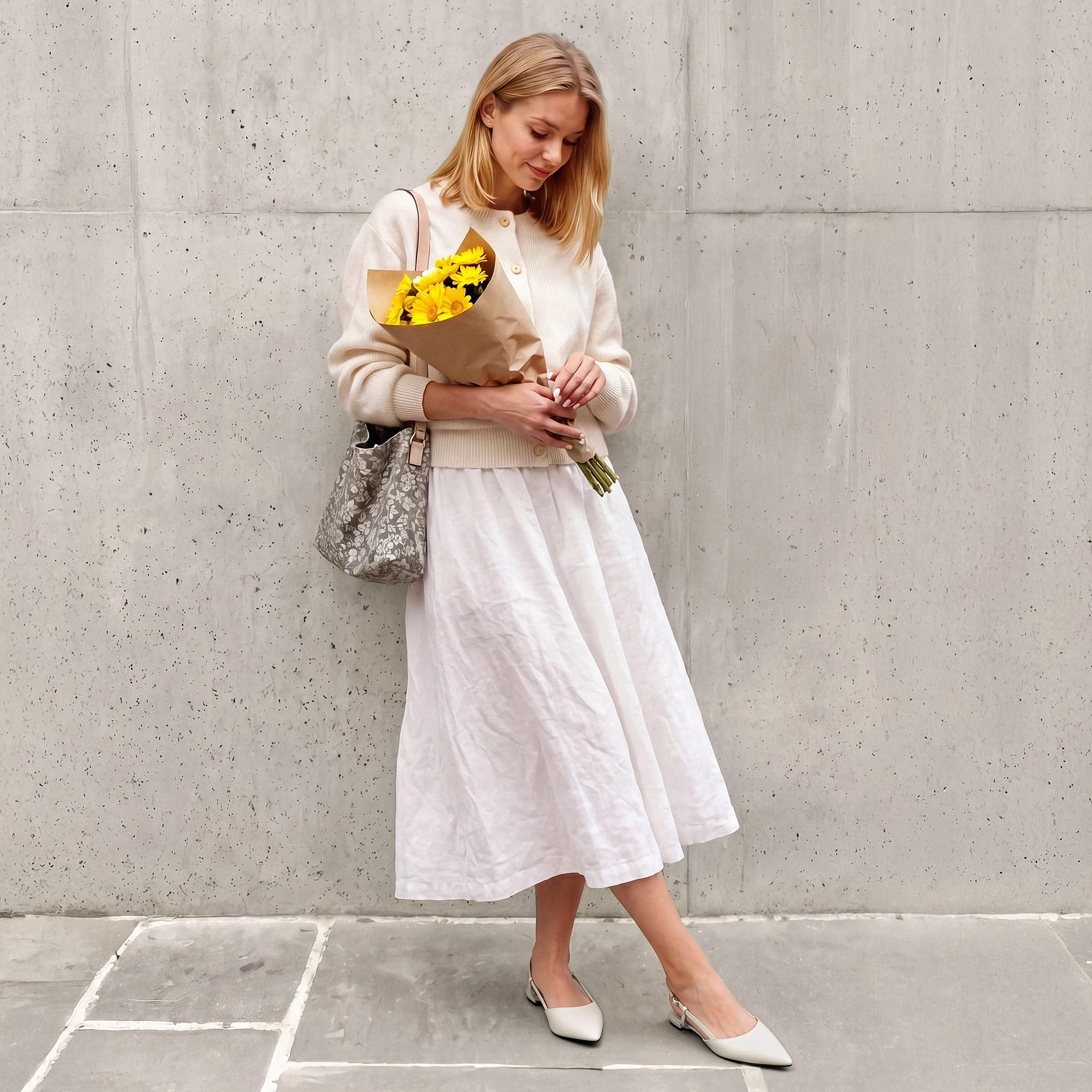 DREAM PAIRS Ballerine da donna con slingback