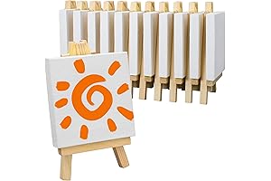 FIXSMITH 3x3in Mini Canvas and Easel Pack